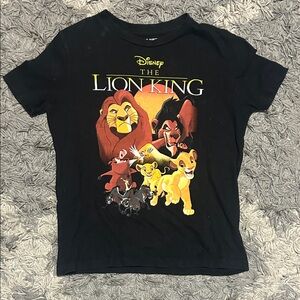Disney The Lion King Black and Yellow Kids Tee